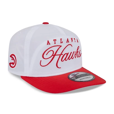New Era Red Atlanta Hawks 2025 NBA Draft On-Stage Nylon 19TWENTY Adjustable Hat