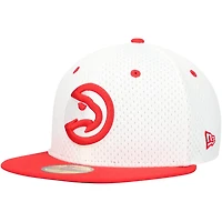 New Era /Red Atlanta Hawks Throwback 2Tone 59FIFTY Fitted Hat