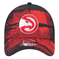 New Era Red Atlanta Hawks Tip Off A-Frame Trucker 9FORTY Adjustable Hat