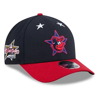 New Era Red Baltimore Orioles 2025 MLB All-Star Game Workout 9FORTY M-Crown Adjustable Hat