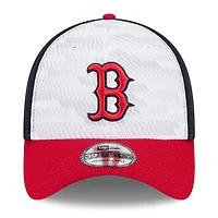 New Era Red Boston Sox 2025 MLB Clubhouse 39THIRTY Flex Hat