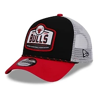 New Era Red Chicago Bulls A-Frame 9FORTY Trucker Hat