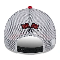 New Era Red Chicago Bulls A-Frame 9FORTY Trucker Hat