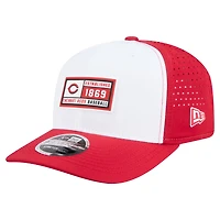 New Era Red Cincinnati Reds Established Patch 9SEVENTY Adjustable Hat