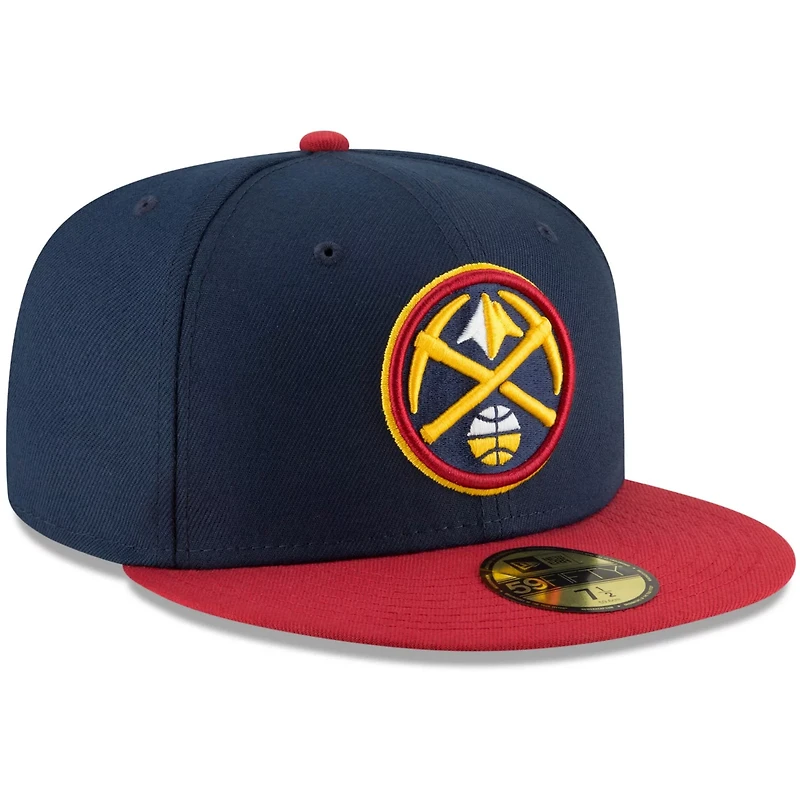 New Era Red Denver Nuggets 2-Tone 59FIFTY Fitted Hat
