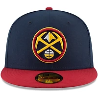 New Era Red Denver Nuggets 2-Tone 59FIFTY Fitted Hat