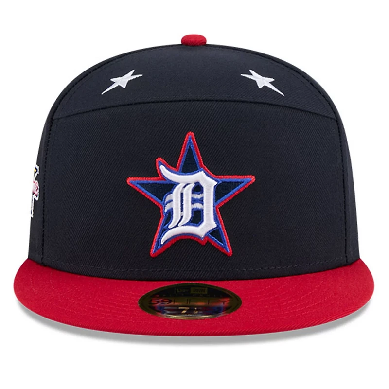 New Era Red Detroit Tigers 2025 MLB All-Star Game Workout Side Patch 59FIFTY Fitted Hat