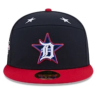 New Era Red Detroit Tigers 2025 MLB All-Star Game Workout Side Patch 59FIFTY Fitted Hat