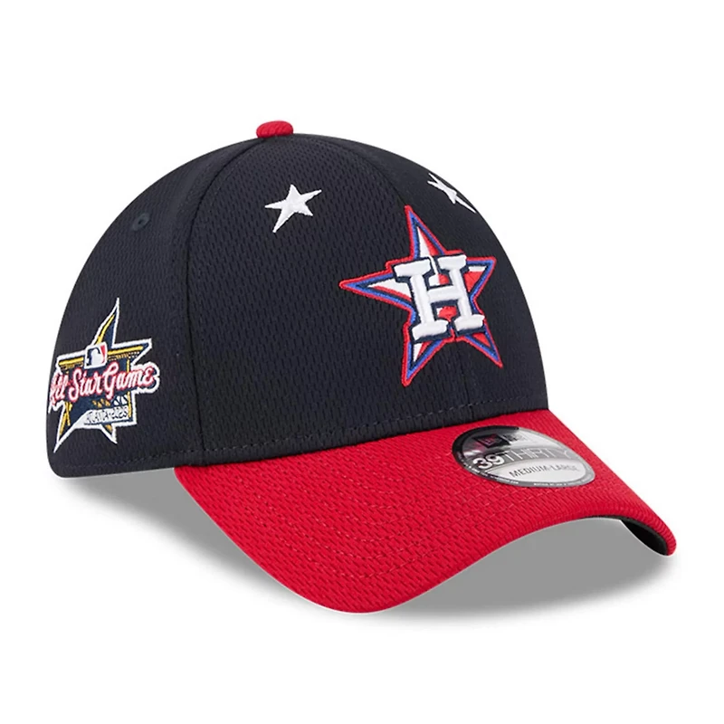 New Era Red Houston Astros 2025 MLB All-Star Game Workout 39THIRTY Flex Hat