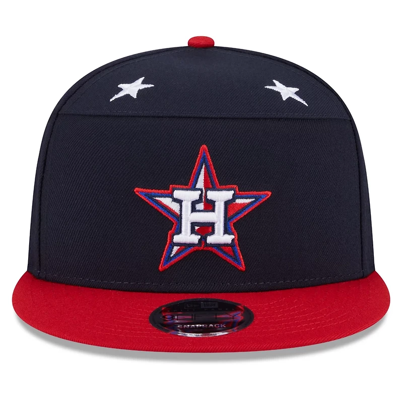 New Era Red Houston Astros 2025 MLB All-Star Game Workout Side Patch 9FIFTY Snapback Hat