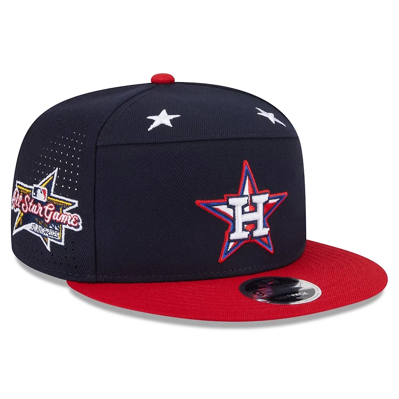 New Era Red Houston Astros 2025 MLB All-Star Game Workout Side Patch 9FIFTY Snapback Hat