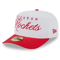 New Era Red Houston Rockets 2025 NBA Draft A-Frame 59FIFTY Fitted Hat