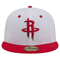 New Era /Red Houston Rockets Throwback 2Tone 59FIFTY Fitted Hat