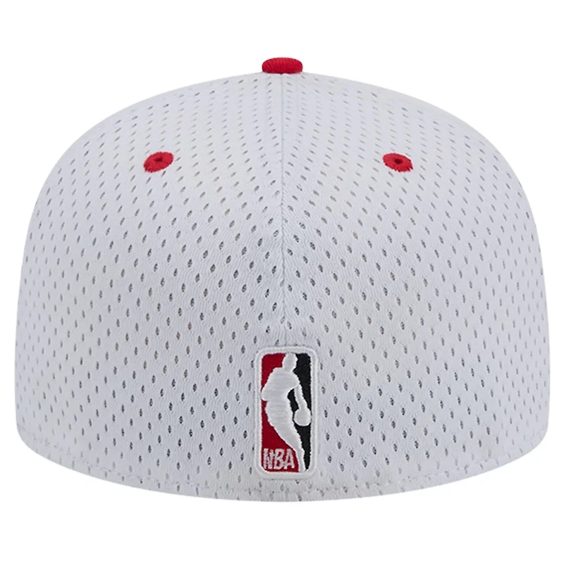 New Era /Red Houston Rockets Throwback 2Tone 59FIFTY Fitted Hat