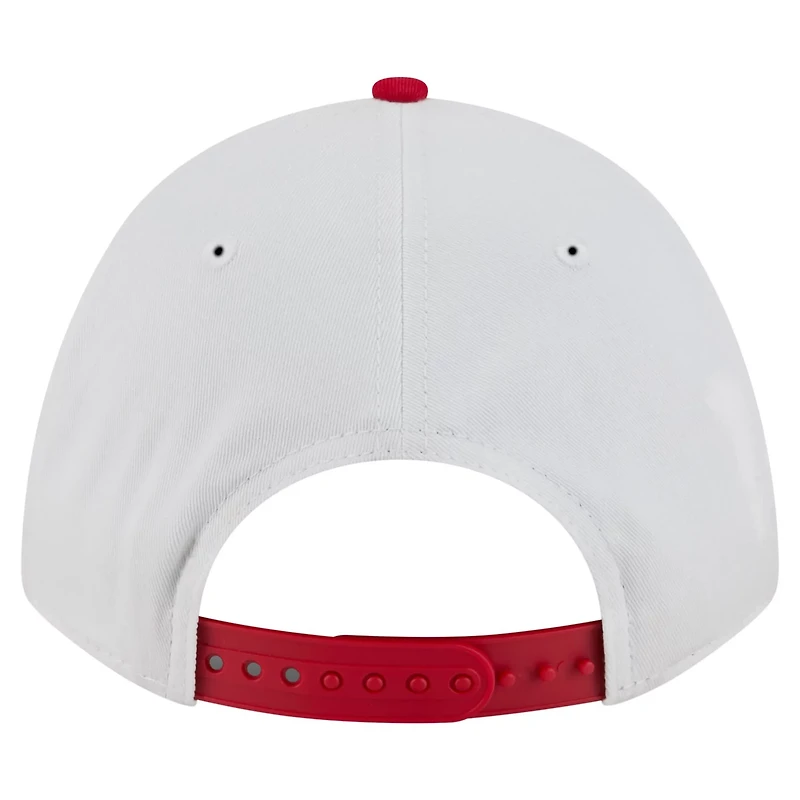 New Era Red Louisville Cardinals Arch Two-Tone Rope 9FORTY A-Frame M-Crown Adjustable Hat