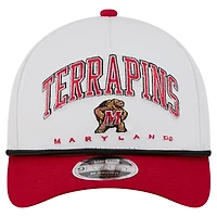 New Era Red Maryland Terrapins Arch Two-Tone Rope 9FORTY A-Frame M-Crown Adjustable Hat