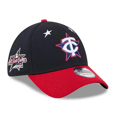 New Era Red Minnesota Twins 2025 MLB All-Star Game Workout 39THIRTY Flex Hat