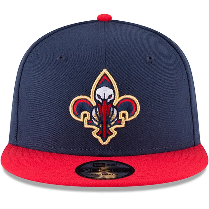 New Era Red New Orleans Pelicans 2-Tone 9FIFTY Adjustable Snapback Hat