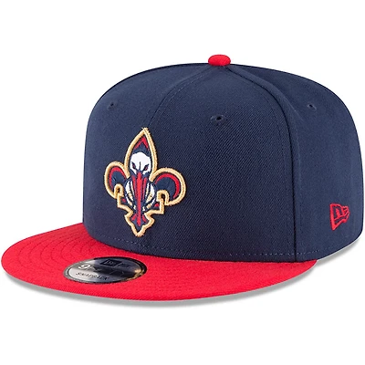 New Era Red New Orleans Pelicans 2-Tone 9FIFTY Adjustable Snapback Hat