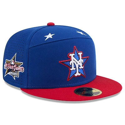 New Era Red New York Mets 2025 MLB All-Star Game Workout Side Patch 59FIFTY Fitted Hat