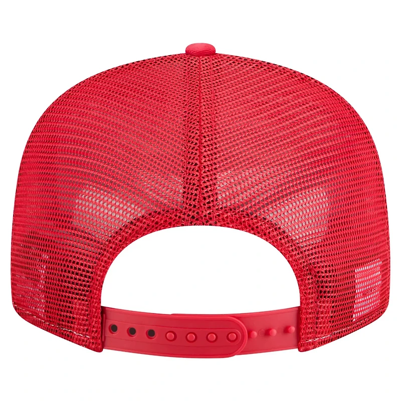 New Era Red Philadelphia 76ers Outdoor Split Panel 9FIFTY Snapback Hat