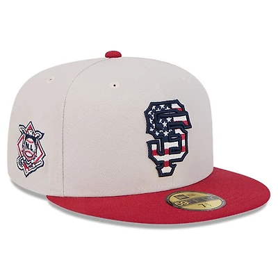 New Era /Red San Francisco Giants 2024 Fourth of July 59FIFTY Fitted Hat