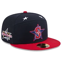 New Era Red Seattle Mariners 2025 MLB All-Star Game Workout Side Patch 59FIFTY Fitted Hat