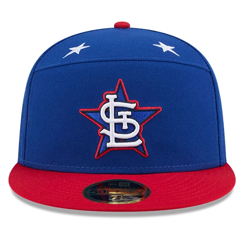 New Era Red St Louis Cardinals 2025 MLB All-Star Game Workout Side Patch 59FIFTY Fitted Hat