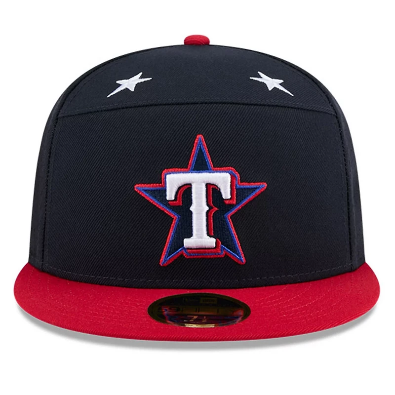 New Era Red Texas Rangers 2025 MLB All-Star Game Workout Side Patch 59FIFTY Fitted Hat