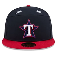 New Era Red Texas Rangers 2025 MLB All-Star Game Workout Side Patch 59FIFTY Fitted Hat