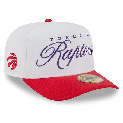 New Era Red Toronto Raptors 2025 NBA Draft A-Frame 59FIFTY Fitted Hat