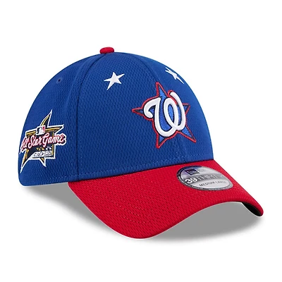 New Era Red Washington Nationals 2025 MLB All-Star Game Workout 39THIRTY Flex Hat