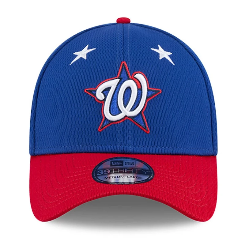 New Era Red Washington Nationals 2025 MLB All-Star Game Workout 39THIRTY Flex Hat