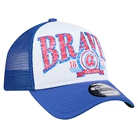 New Era Royal Atlanta Braves Trucker A-Frame 9FORTY Adjustable Hat