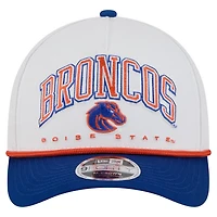 New Era Royal Boise State Broncos Arch Two-Tone Rope 9FORTY A-Frame M-Crown Adjustable Hat