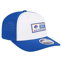 New Era Royal Boise State Broncos Perforated Patched 9SEVENTY Adjustable Hat