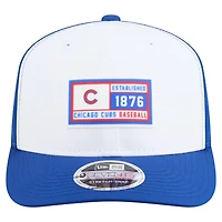 New Era Royal Chicago Cubs Established Patch 9SEVENTY Adjustable Hat