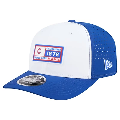 New Era Royal Chicago Cubs Established Patch 9SEVENTY Adjustable Hat