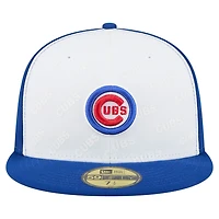 New Era Royal Chicago Cubs Repeat 59FIFTY Fitted Hat
