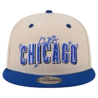 New Era Royal Chicago Cubs Team Art 9FIFTY Snapback Hat