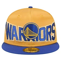 New Era Royal en State Warriors Satin Two-Tone 59FIFTY Fitted Hat