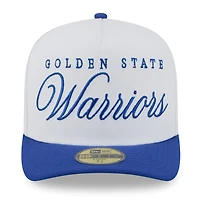 New Era Royal Golden State Warriors 2025 NBA Draft A-Frame 59FIFTY Fitted Hat