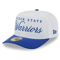 New Era Royal Golden State Warriors 2025 NBA Draft A-Frame 59FIFTY Fitted Hat