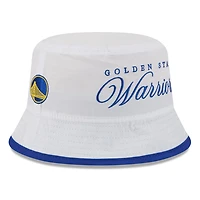New Era Royal Golden State Warriors 2025 NBA Draft Nylon Bucket Hat