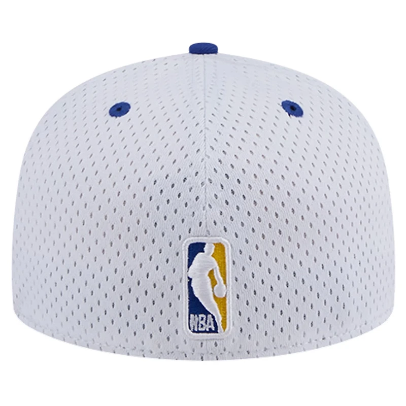 New Era Royal Golden State Warriors Throwback 2Tone 59FIFTY Fitted Hat