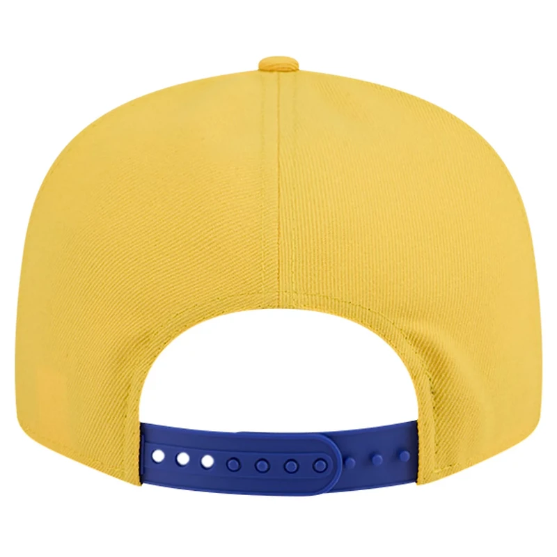 New Era Royal Golden State Warriors Throwback Gradient Tech Font 9FIFTY Snapback Hat