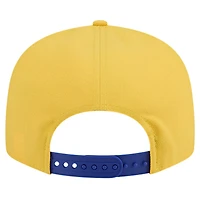 New Era Royal Golden State Warriors Throwback Gradient Tech Font 9FIFTY Snapback Hat