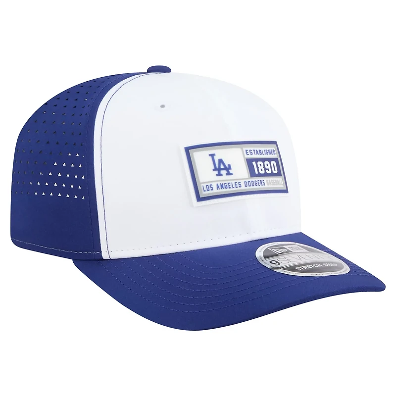New Era Royal Los Angeles Dodgers Established Patch 9SEVENTY Adjustable Hat