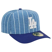 New Era Royal Los Angeles Dodgers Parallel A-Frame 59FIFTY Fitted Hat