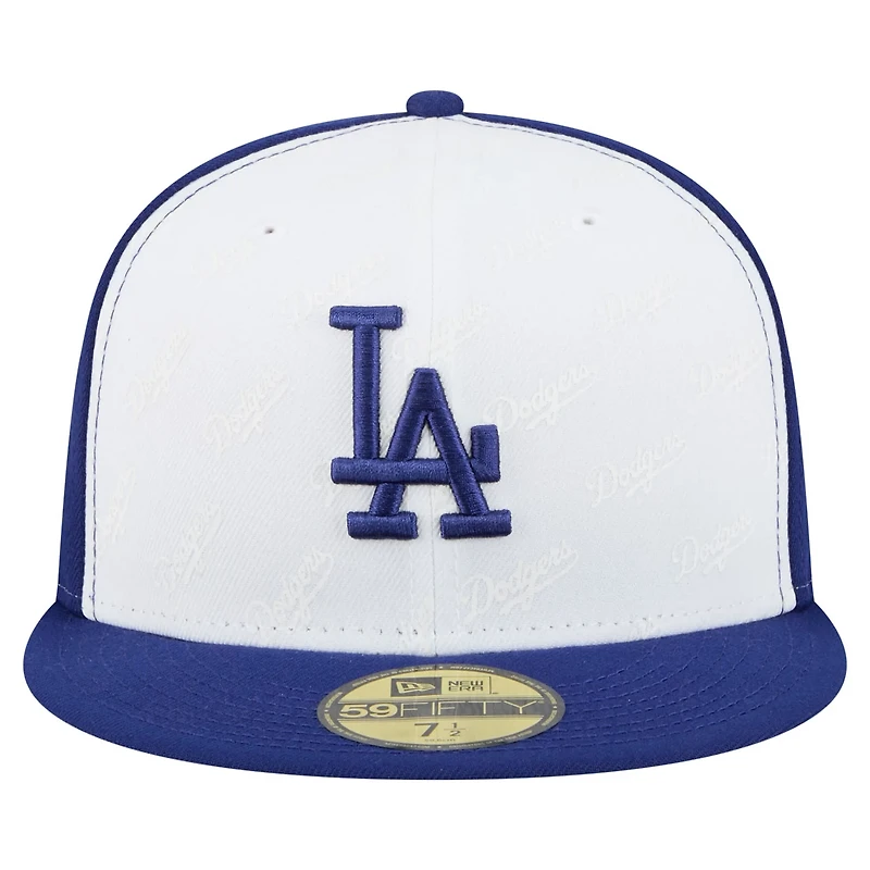 New Era Royal Los Angeles Dodgers Repeat 59FIFTY Fitted Hat